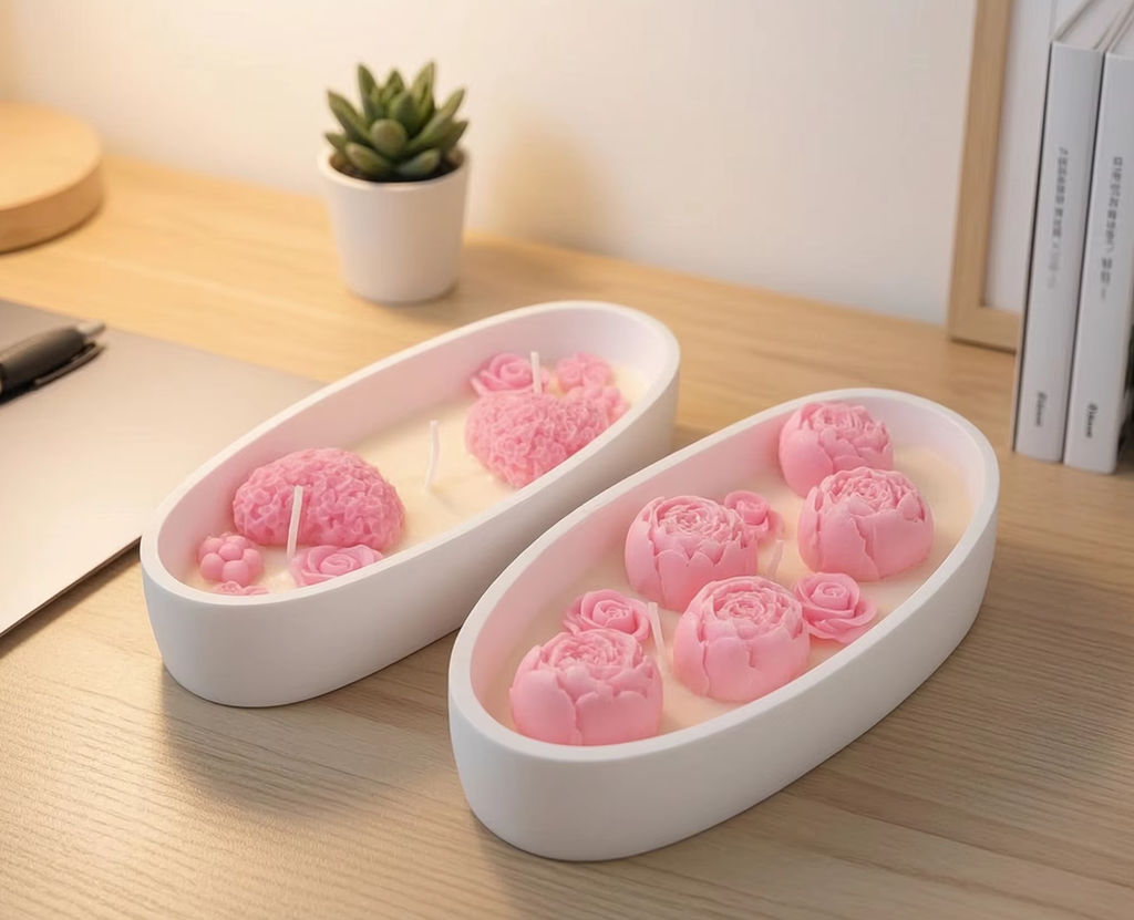 Candle Souvenir - Vela Aromática com Aroma de Rosa