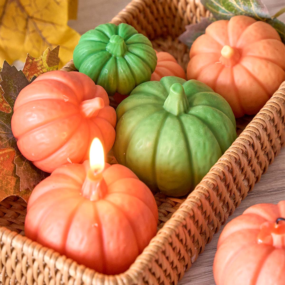 Candle Souvenir - Halloween abóbora vela molde de silicone