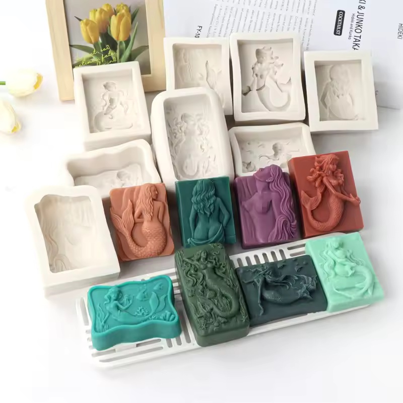Molde de Silicone Retangular 3 - Candle Making Supplies For Beginners avaliação e preço