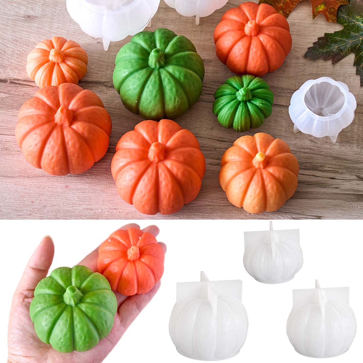 Halloween abóbora vela molde d - Candle Souvenir avaliação e preço