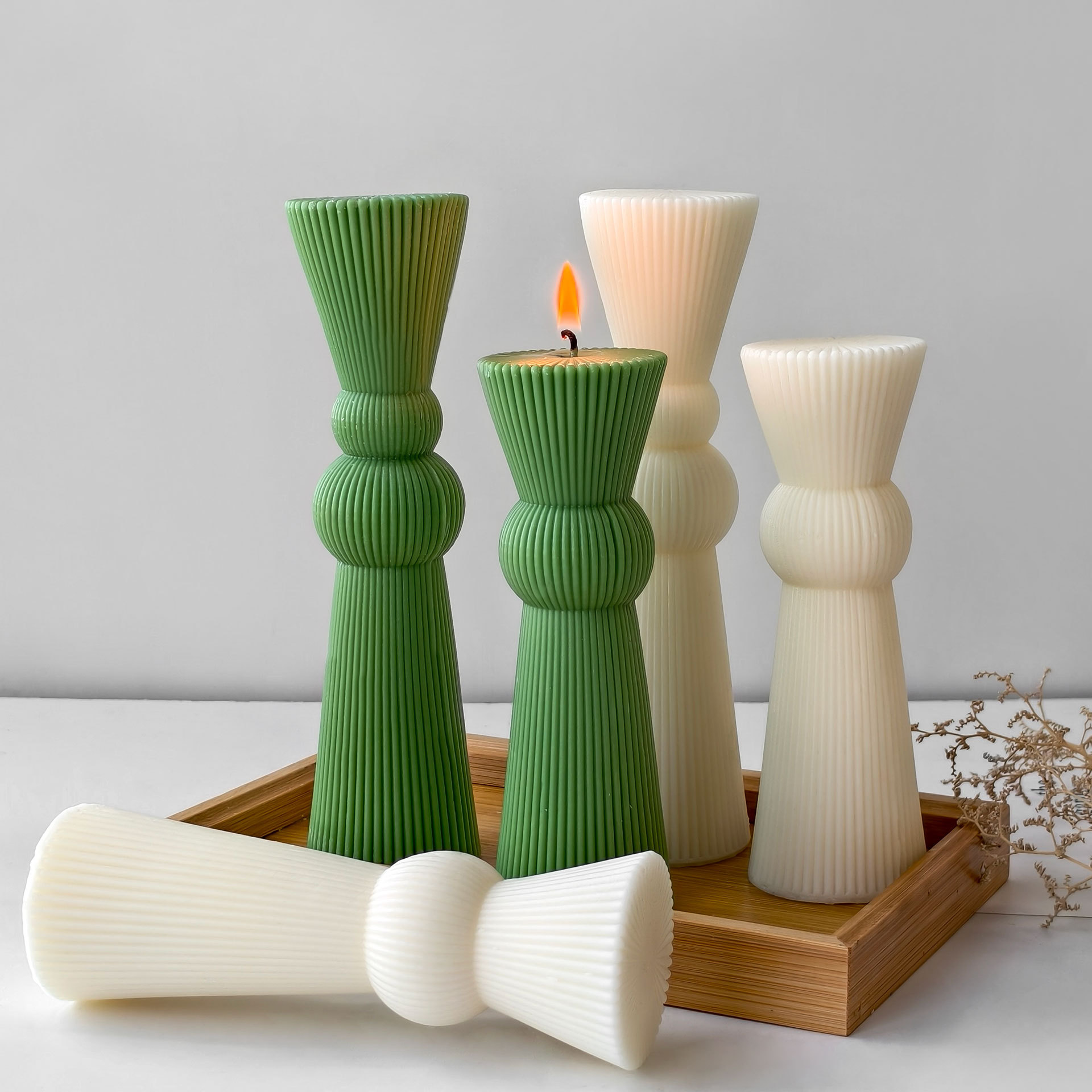 Diy haste longa listrado pilar - Candle Making Supplies For Beginners avaliação e preço